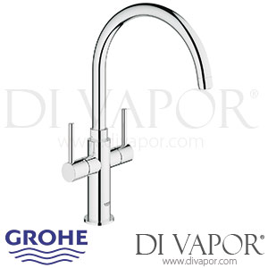 Grohe Ambi Cosmopolitan Two Handle Sink Mixer - 2011 to 2016 - Kitchen Tap Spare Parts 30190000 GEN1